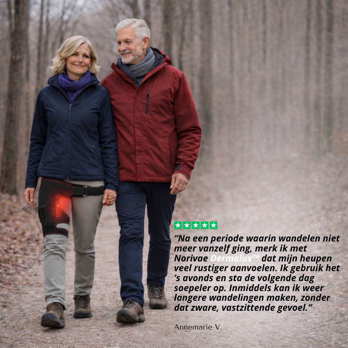 Norivae Dermalux™ |Ontspan je benen & heupen voel verlichting, rust & comfort
