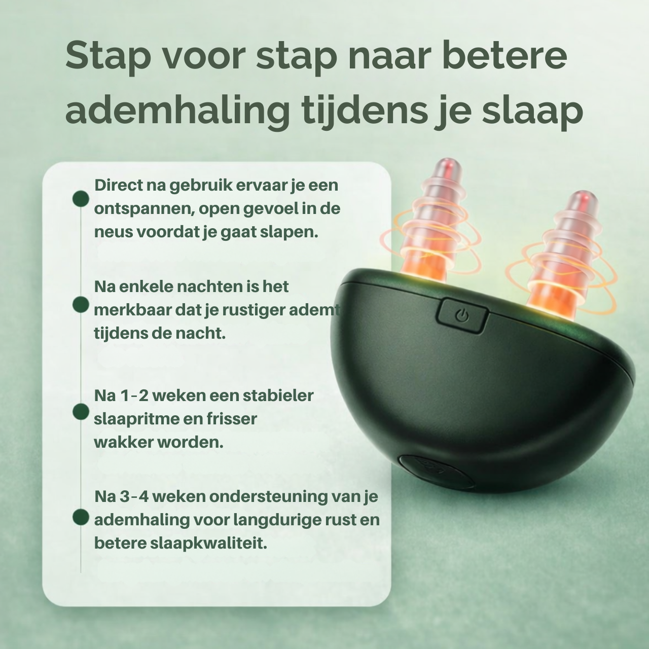 Norivae Somniva™ | Subtiele Neusstimulatie voor Herstellende Nachten