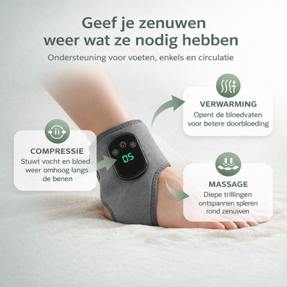 Norivae VeloStep | Warmte, Compressie & Massage voor je Enkels