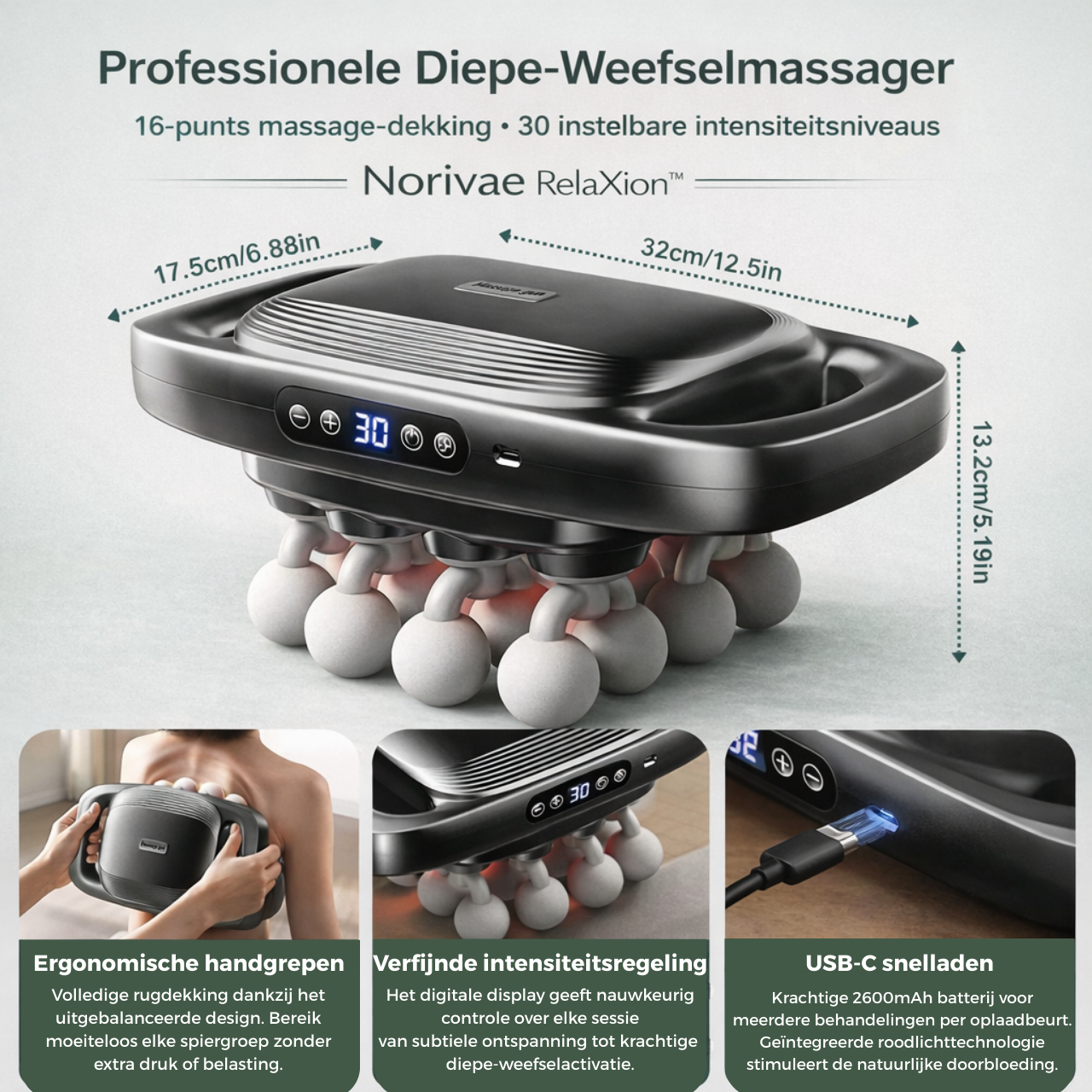 Norivae RelaXion™ | Geavanceerde ontspanning voor spierherstel & diepe ontspanning